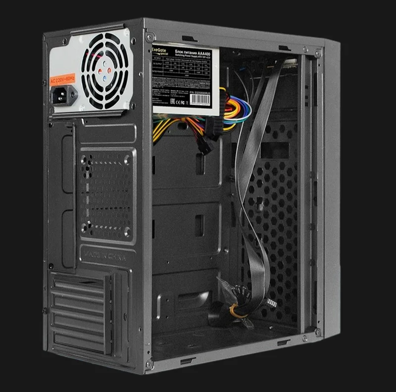 Корпус Minitower ExeGate BAA-113-AAA400 mATX-2